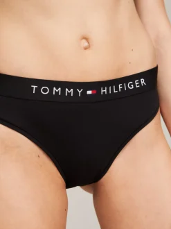 Figi|Bielizna*Tommy Hilfiger Figi TH Original Z Logo Na Pasku BLACK