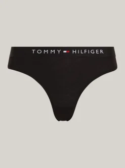 Figi|Bielizna*Tommy Hilfiger Figi TH Original Z Logo Na Pasku BLACK