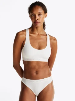 Figi|Bielizna*Tommy Hilfiger Figi Z Dopasowanym Kolorystycznie Logo IVORY