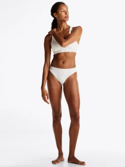 Figi|Bielizna*Tommy Hilfiger Figi Z Dopasowanym Kolorystycznie Logo IVORY