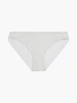 Figi|Bielizna*Tommy Hilfiger Figi Z Koronkową Wstawką I Logo Na Pasku IVORY