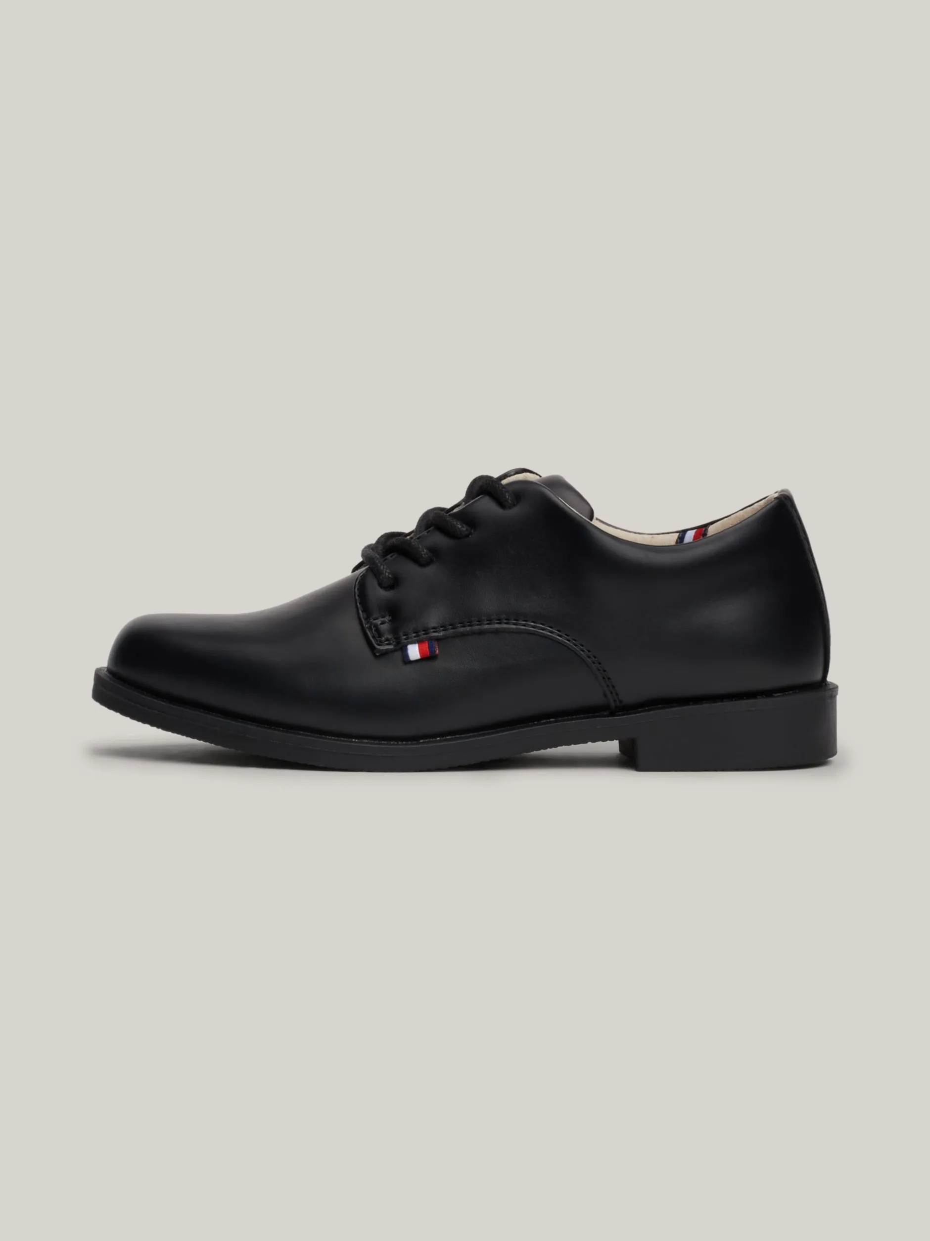 Obuwie I Akcesoria*Tommy Hilfiger Gładkie Sznurowane Buty BLACK