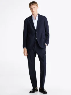 Garnitury I Kostiumy*Tommy Hilfiger Garnitur Lardini Z Niemnącej Tkaniny BLUE