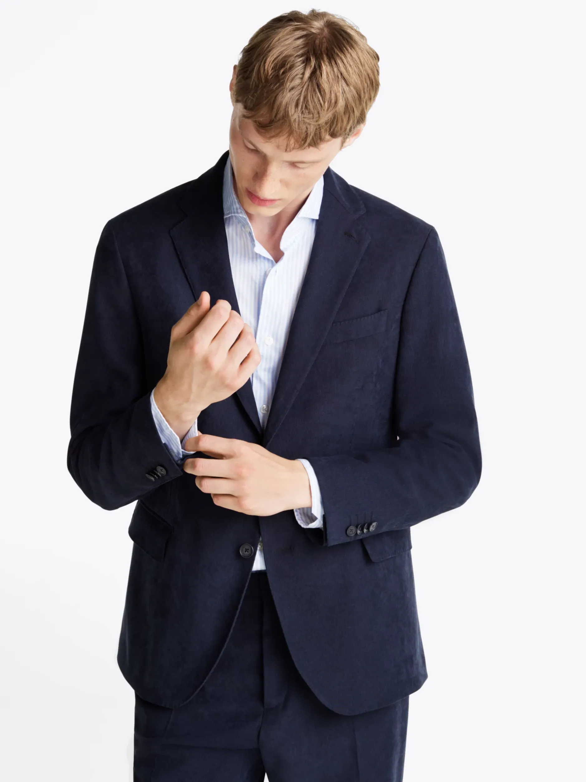 Garnitury I Kostiumy*Tommy Hilfiger Garnitur Lardini Z Niemnącej Tkaniny BLUE