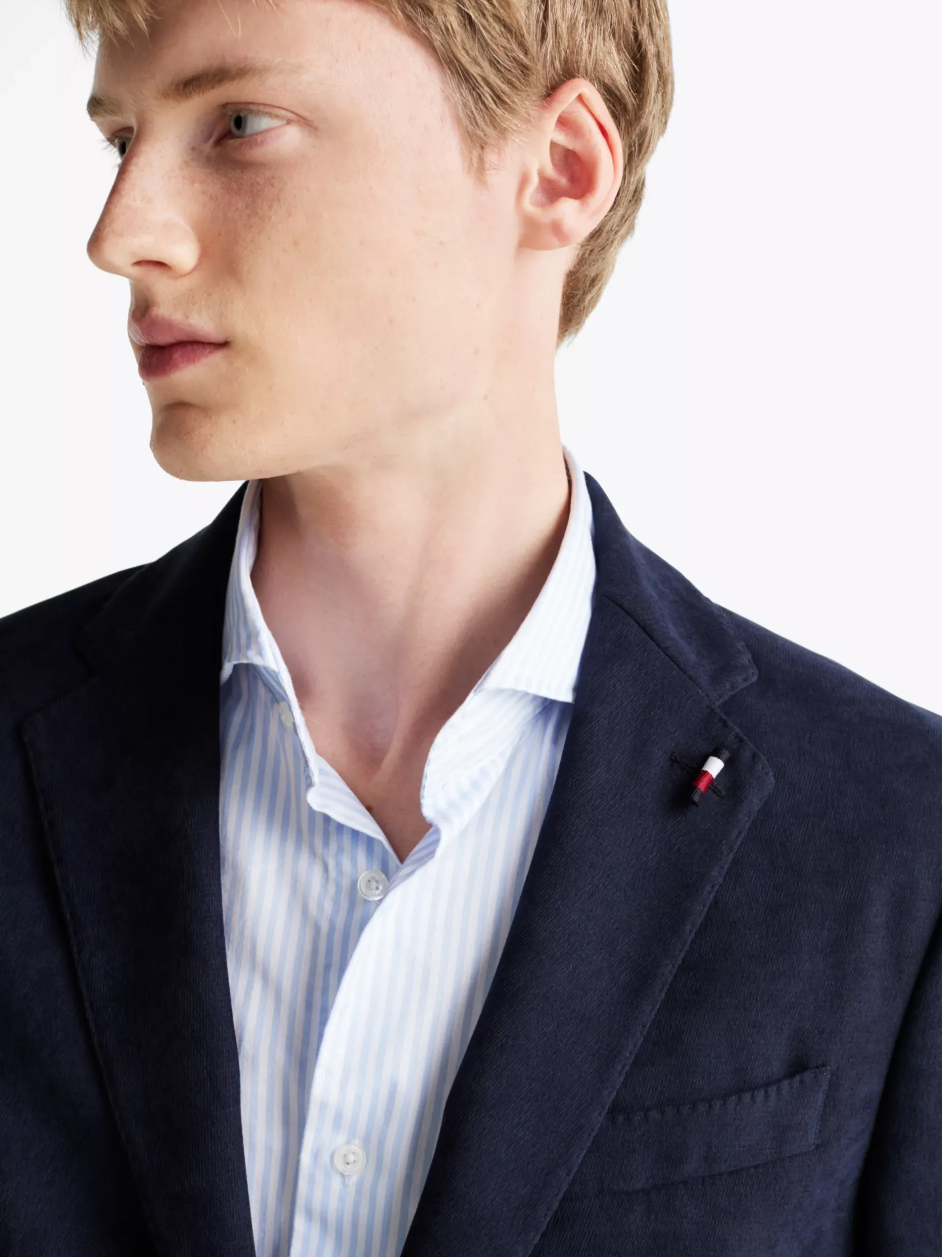 Garnitury I Kostiumy*Tommy Hilfiger Garnitur Lardini Z Niemnącej Tkaniny BLUE