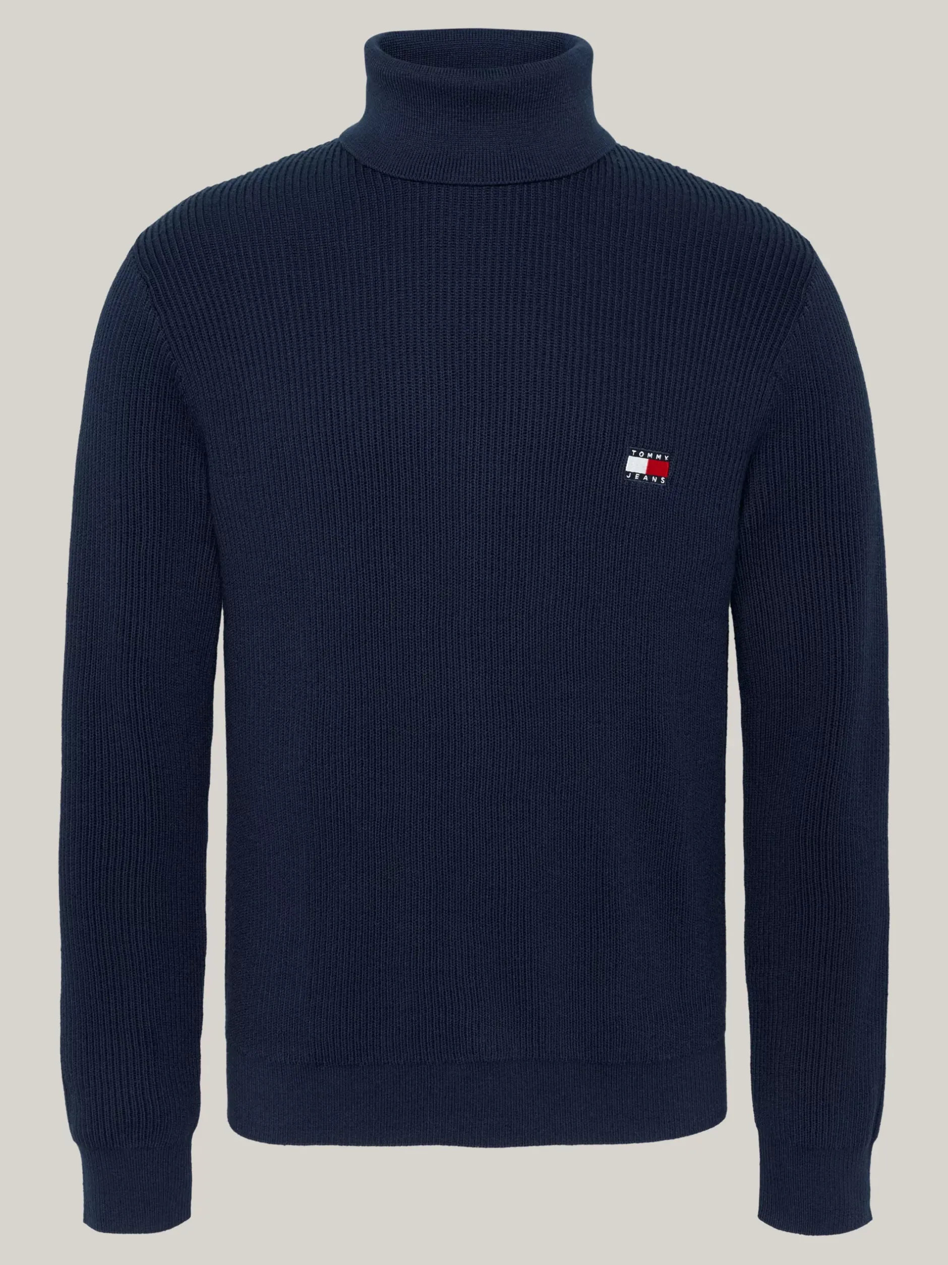 Swetry Z Golfem|Swetry*Tommy Hilfiger Golf O Wąskim Kroju Z Domieszką Wełny DARK NIGHT NAVY