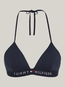 Stroje Kąpielowe*Tommy Hilfiger Góra Od Bikini TH Original Z Piankowymi Miseczkami DESERT SKY
