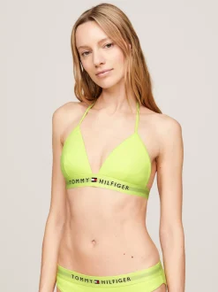 Stroje Kąpielowe*Tommy Hilfiger Góra Od Bikini TH Original Z Piankowymi Miseczkami FADED LIME