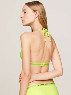 Stroje Kąpielowe*Tommy Hilfiger Góra Od Bikini TH Original Z Piankowymi Miseczkami FADED LIME