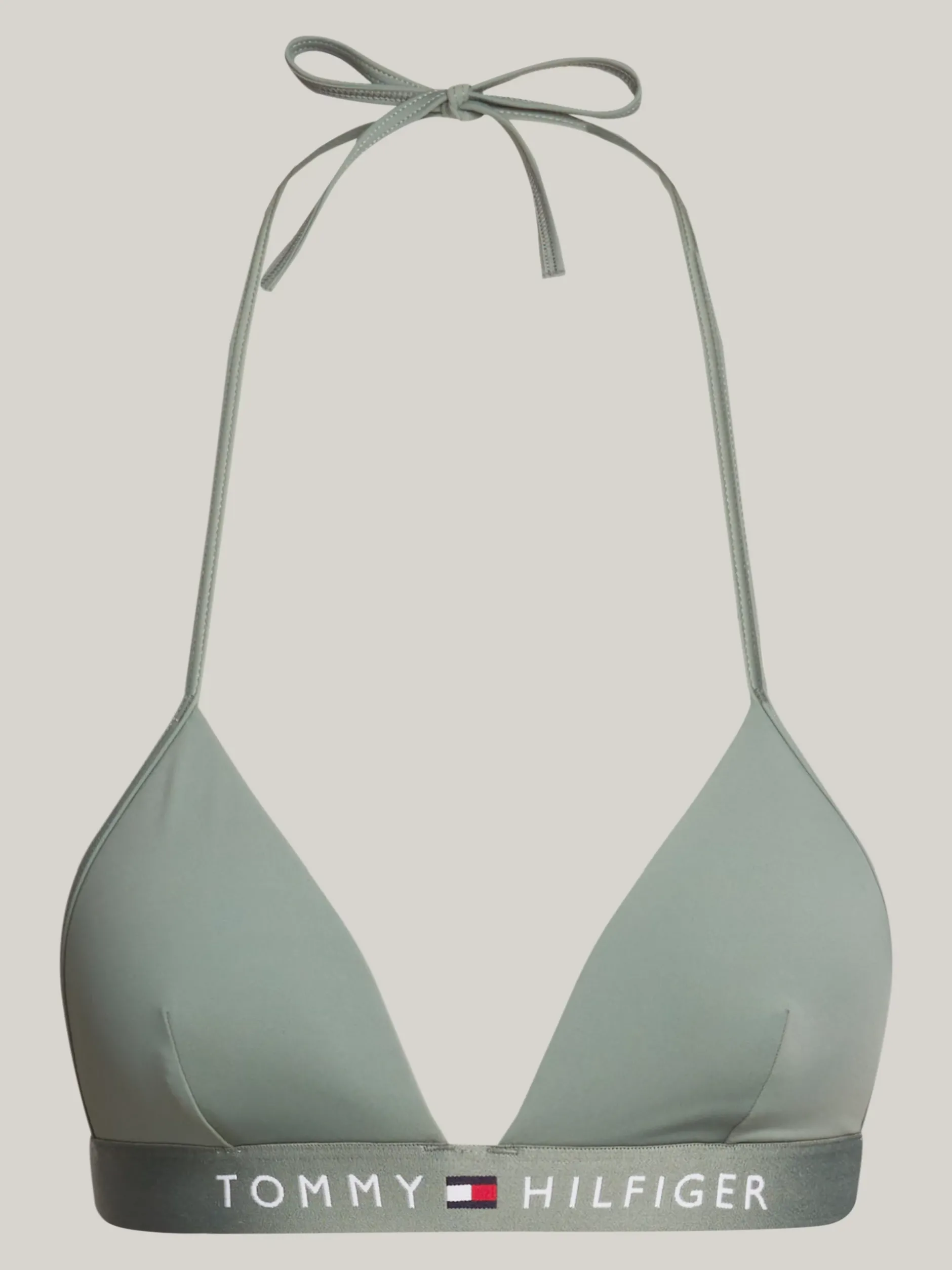 Stroje Kąpielowe*Tommy Hilfiger Góra Od Bikini TH Original Z Piankowymi Miseczkami STONEWASH GREEN