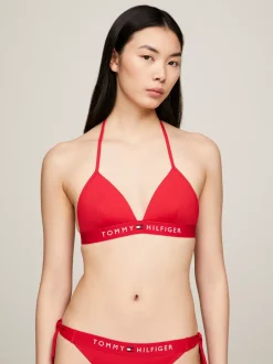 Stroje Kąpielowe*Tommy Hilfiger Góra Od Bikini TH Original Z Piankowymi Miseczkami PRIMARY RED