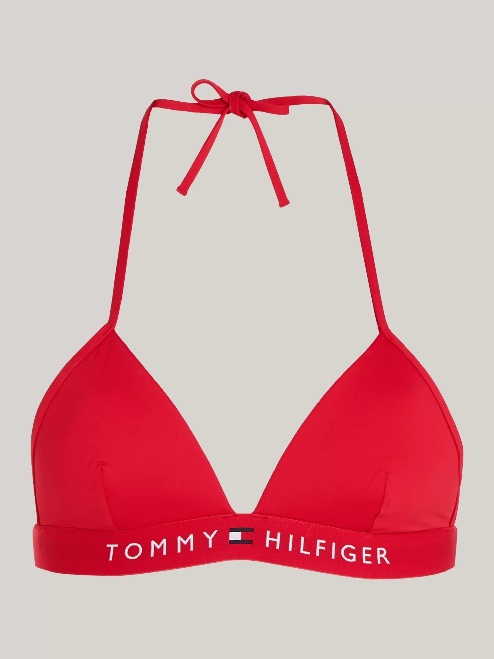 Stroje Kąpielowe*Tommy Hilfiger Góra Od Bikini TH Original Z Piankowymi Miseczkami PRIMARY RED