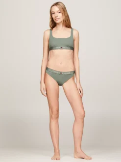 Stroje Kąpielowe*Tommy Hilfiger Góra Od Bikini Typu Braletka TH Original STONEWASH GREEN
