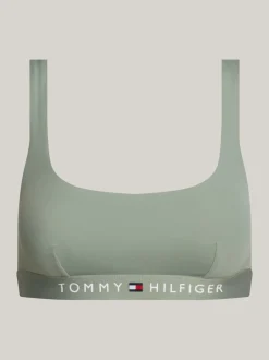 Stroje Kąpielowe*Tommy Hilfiger Góra Od Bikini Typu Braletka TH Original STONEWASH GREEN