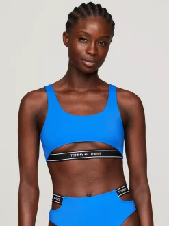 Stroje Kąpielowe*Tommy Hilfiger Góra Od Bikini Typu Bralette PERSIAN BLUE