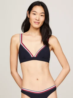 Stroje Kąpielowe*Tommy Hilfiger Góra Od Bikini Z Trójkątnymi Miseczkami DESERT SKY