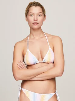 Stroje Kąpielowe*Tommy Hilfiger Góra Od Bikini Z Trójkątnymi Miseczkami TH OMBRE STRIPE