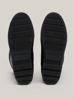 Botki*Tommy Hilfiger Gumowe Kalosze Na Podeszwie Z Protektorem BLACK