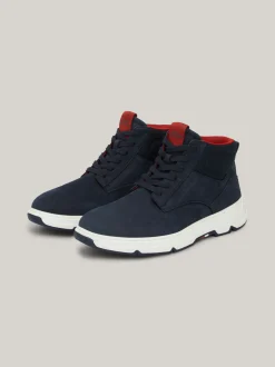 Buty Sznurowane|Buty*Tommy Hilfiger Hybrydowe Buty Chukka Z Nubuku DESERT SKY