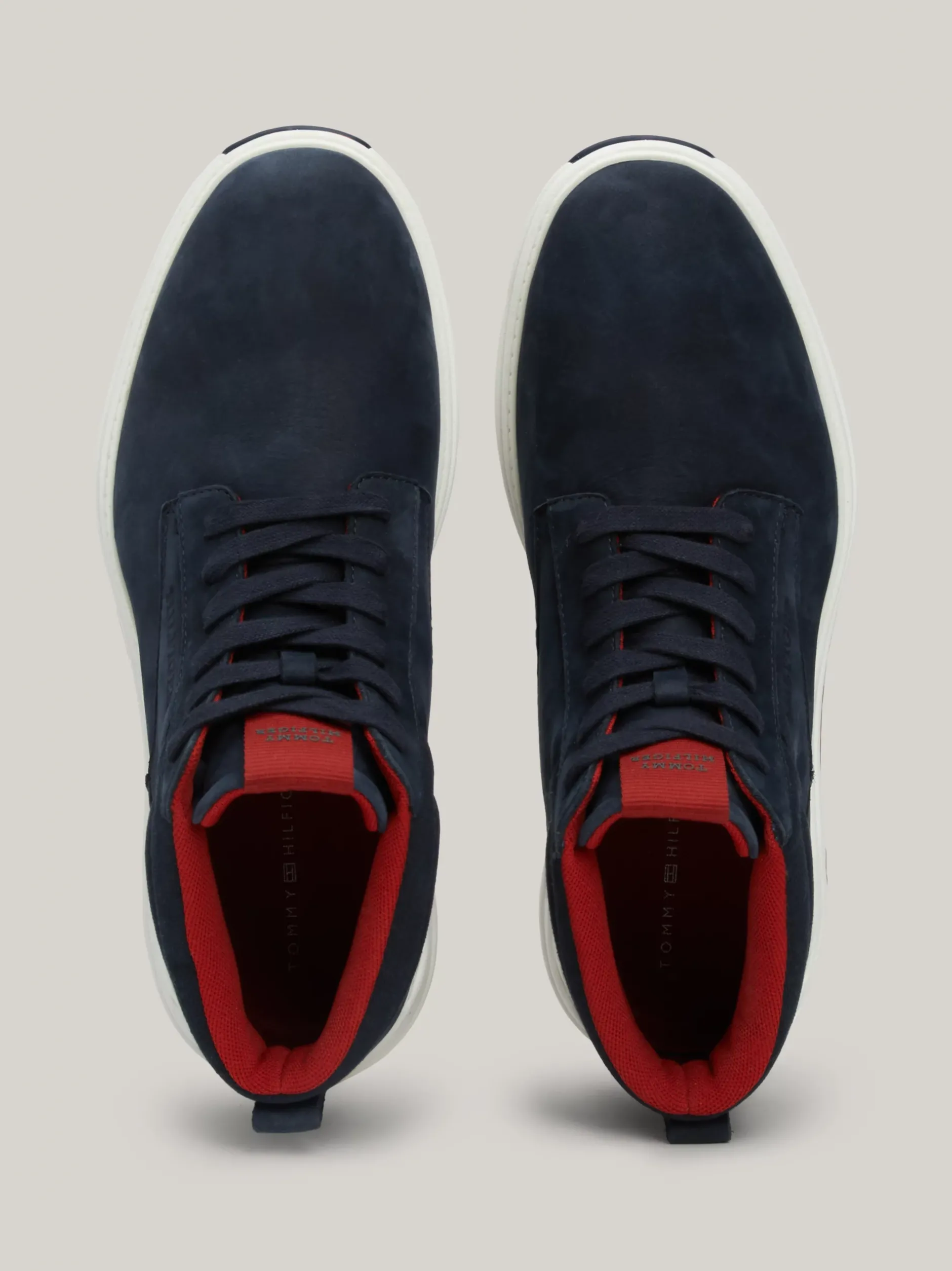 Buty Sznurowane|Buty*Tommy Hilfiger Hybrydowe Buty Chukka Z Nubuku DESERT SKY