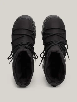 Botki*Tommy Hilfiger Hybrydowe śniegowce Z Ciepłą Wyściółką BLACK