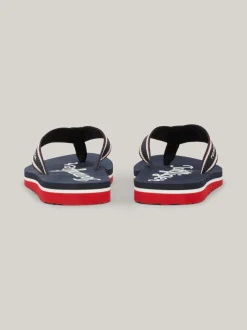 Sandały*Tommy Hilfiger Japonki Z Graficznym Logo SPACE BLUE