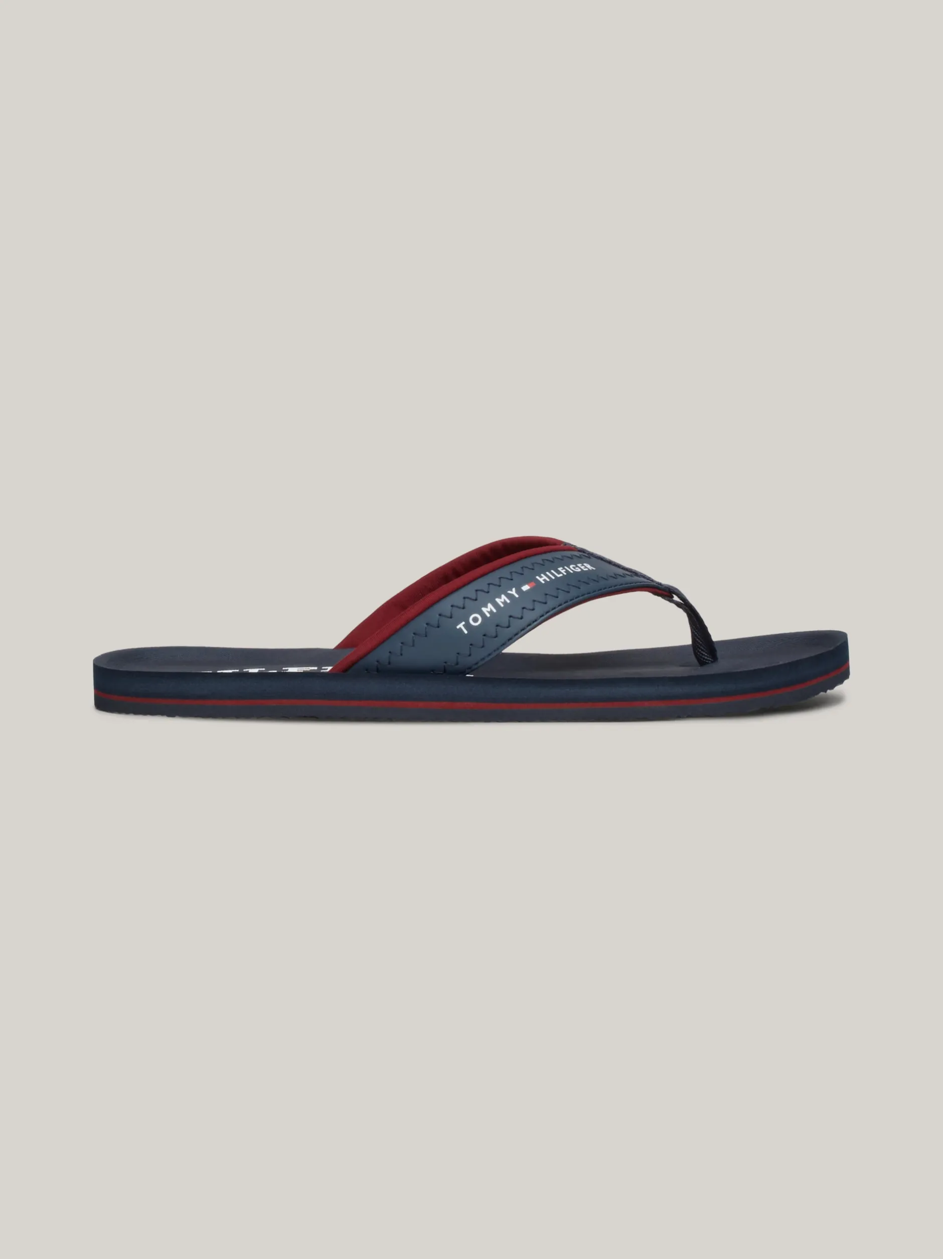 Sandały I Japonki*Tommy Hilfiger Japonki Z Logo MILITARY DENIM