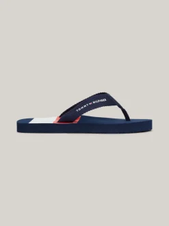 Obuwie I Akcesoria*Tommy Hilfiger Japonki Z Parcianymi Paskami BLUE