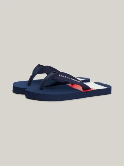 Obuwie I Akcesoria*Tommy Hilfiger Japonki Z Parcianymi Paskami BLUE