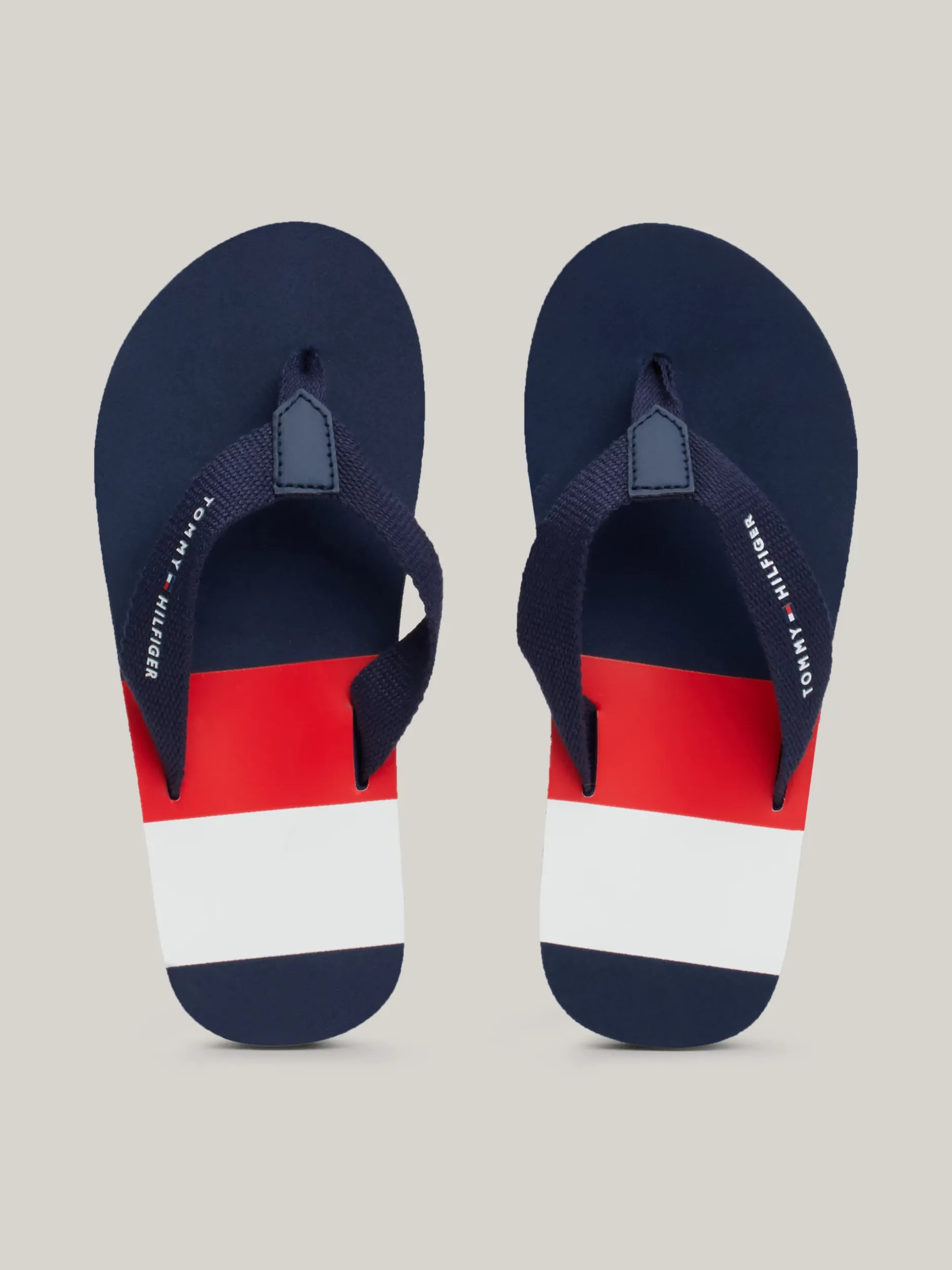 Obuwie I Akcesoria*Tommy Hilfiger Japonki Z Parcianymi Paskami BLUE
