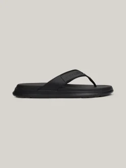 Sandały I Japonki*Tommy Hilfiger Japonki Z Paskiem Z Logo BLACK