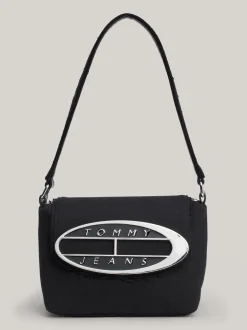 Torby Na Ramię*Tommy Hilfiger Jeansowa Torebka Na Ramię Z Origin Dostępna Na Stronie I W Sklepie TH BLACK