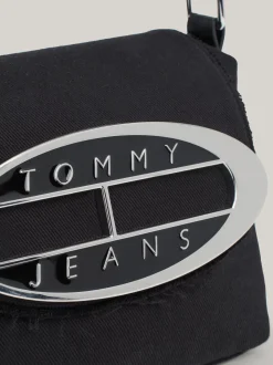 Torby Na Ramię*Tommy Hilfiger Jeansowa Torebka Na Ramię Z Origin Dostępna Na Stronie I W Sklepie TH BLACK
