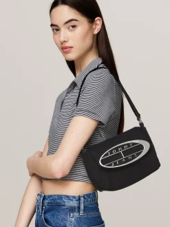 Torby Na Ramię*Tommy Hilfiger Jeansowa Torebka Na Ramię Z Origin Dostępna Na Stronie I W Sklepie TH BLACK