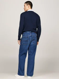 Jeansy*Tommy Hilfiger Jeansy Aiden O Obszernym Kroju DENIM DARK
