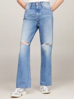 Jeansy*Tommy Hilfiger Jeansy Betsy O Luźnym Kroju Ze średnim Stanem DENIM LIGHT