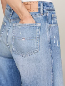 Jeansy*Tommy Hilfiger Jeansy Betsy O Luźnym Kroju Ze średnim Stanem DENIM LIGHT