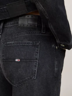 Jeansy*Tommy Hilfiger Jeansy Betsy Z Brokatowym Wykończeniem DENIM BLACK