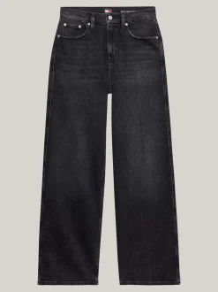 Jeansy*Tommy Hilfiger Jeansy Betsy Z Brokatowym Wykończeniem DENIM BLACK