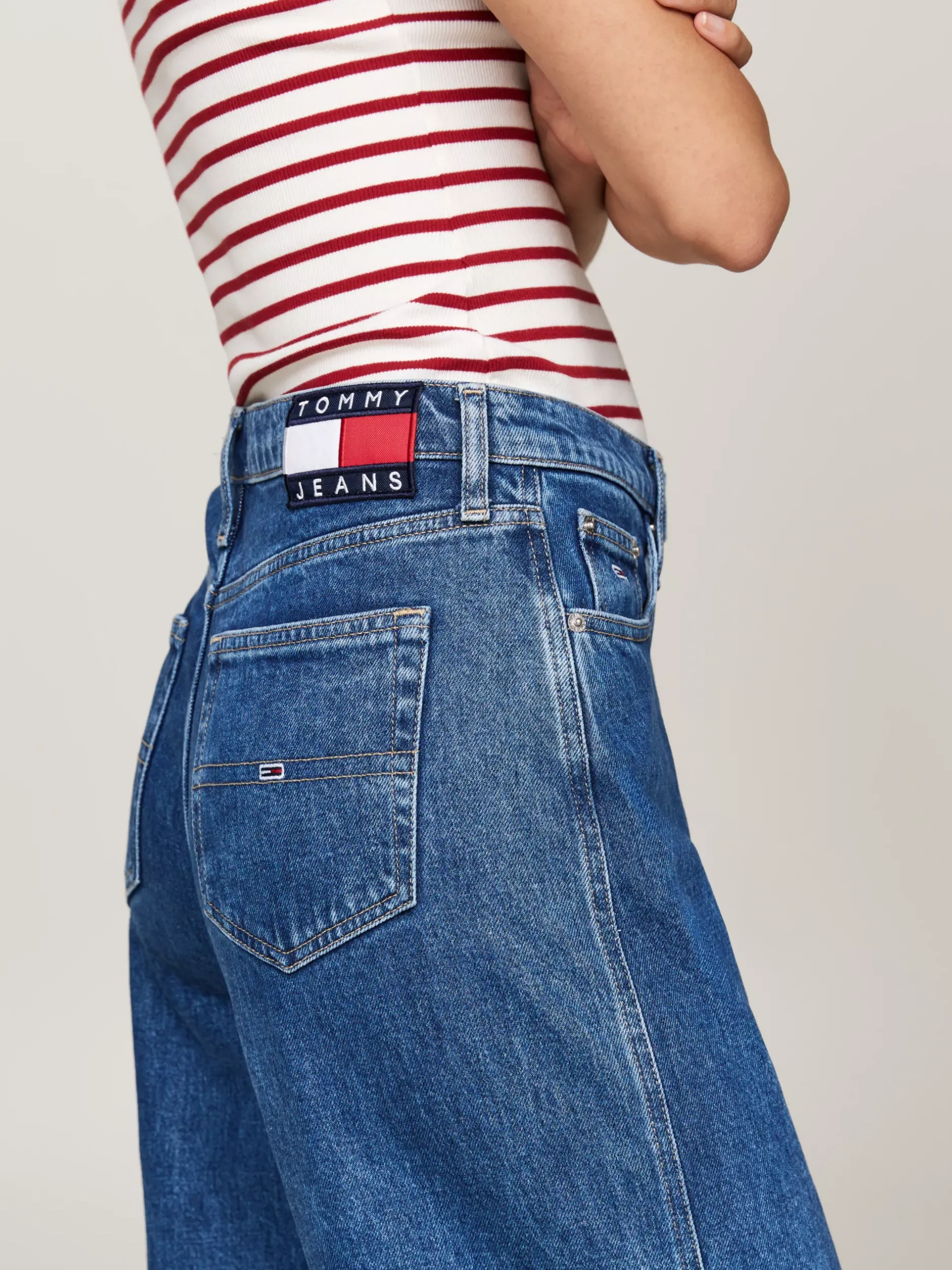 Jeansy*Tommy Hilfiger Jeansy Betsy Z Szerokimi Nogawkami DENIM MEDIUM