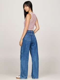 Jeansy*Tommy Hilfiger Jeansy Betsy Z Szerokimi Nogawkami DENIM MEDIUM