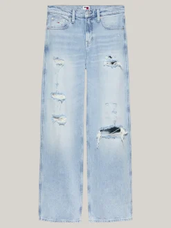 Jeansy*Tommy Hilfiger Jeansy Betsy Z Szerokimi Nogawkami DENIM LIGHT