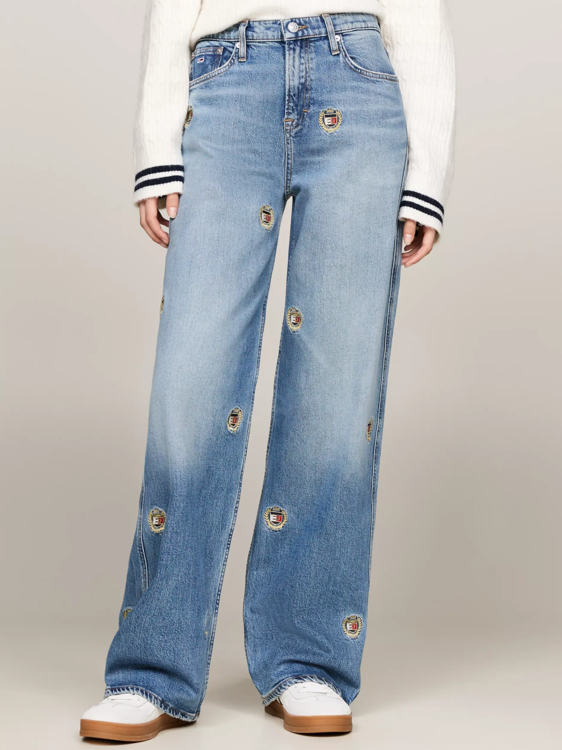 Jeansy*Tommy Hilfiger Jeansy Betsy Z Szerokimi Nogawkami DENIM MEDIUM