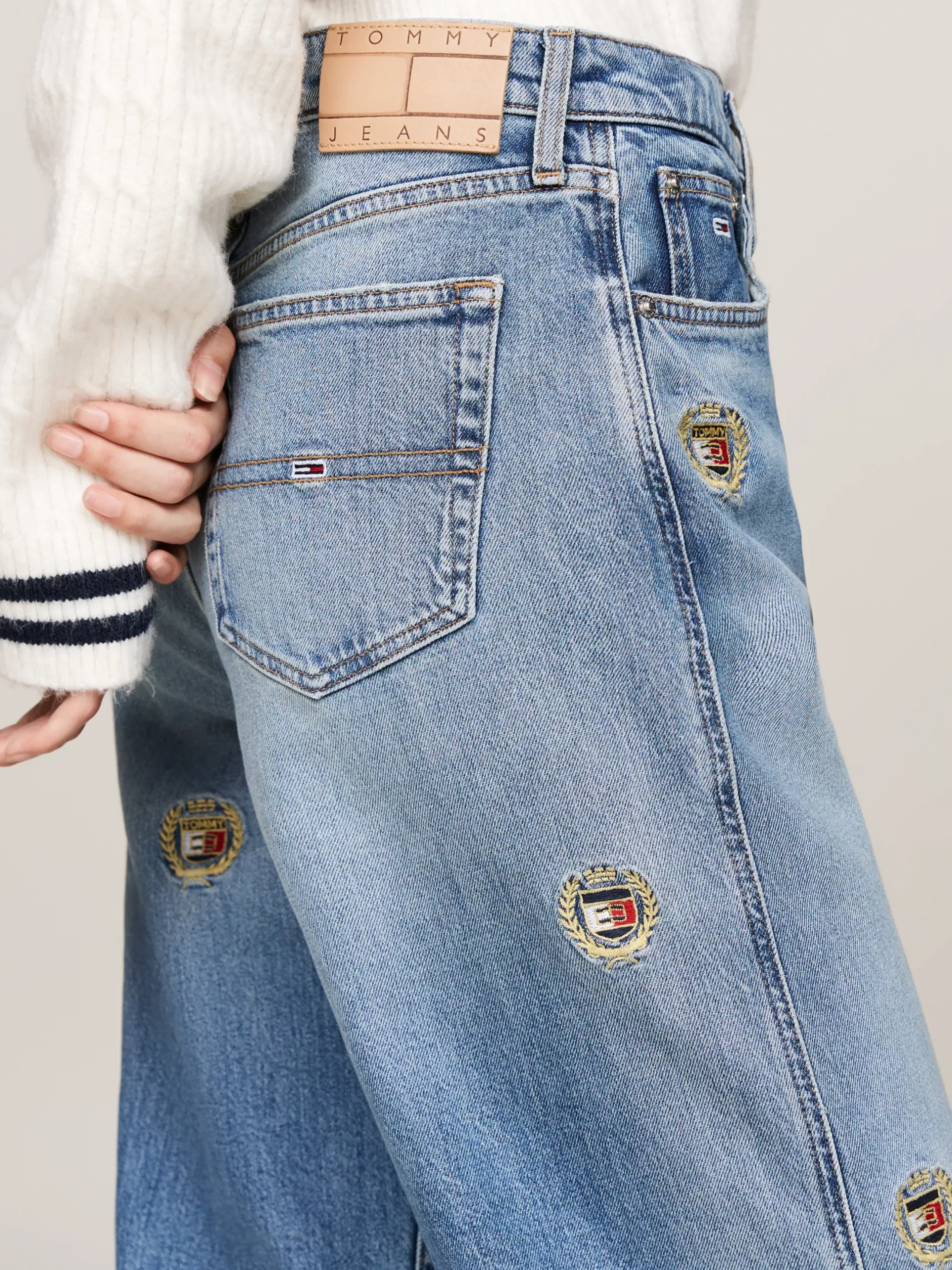 Jeansy*Tommy Hilfiger Jeansy Betsy Z Szerokimi Nogawkami DENIM MEDIUM