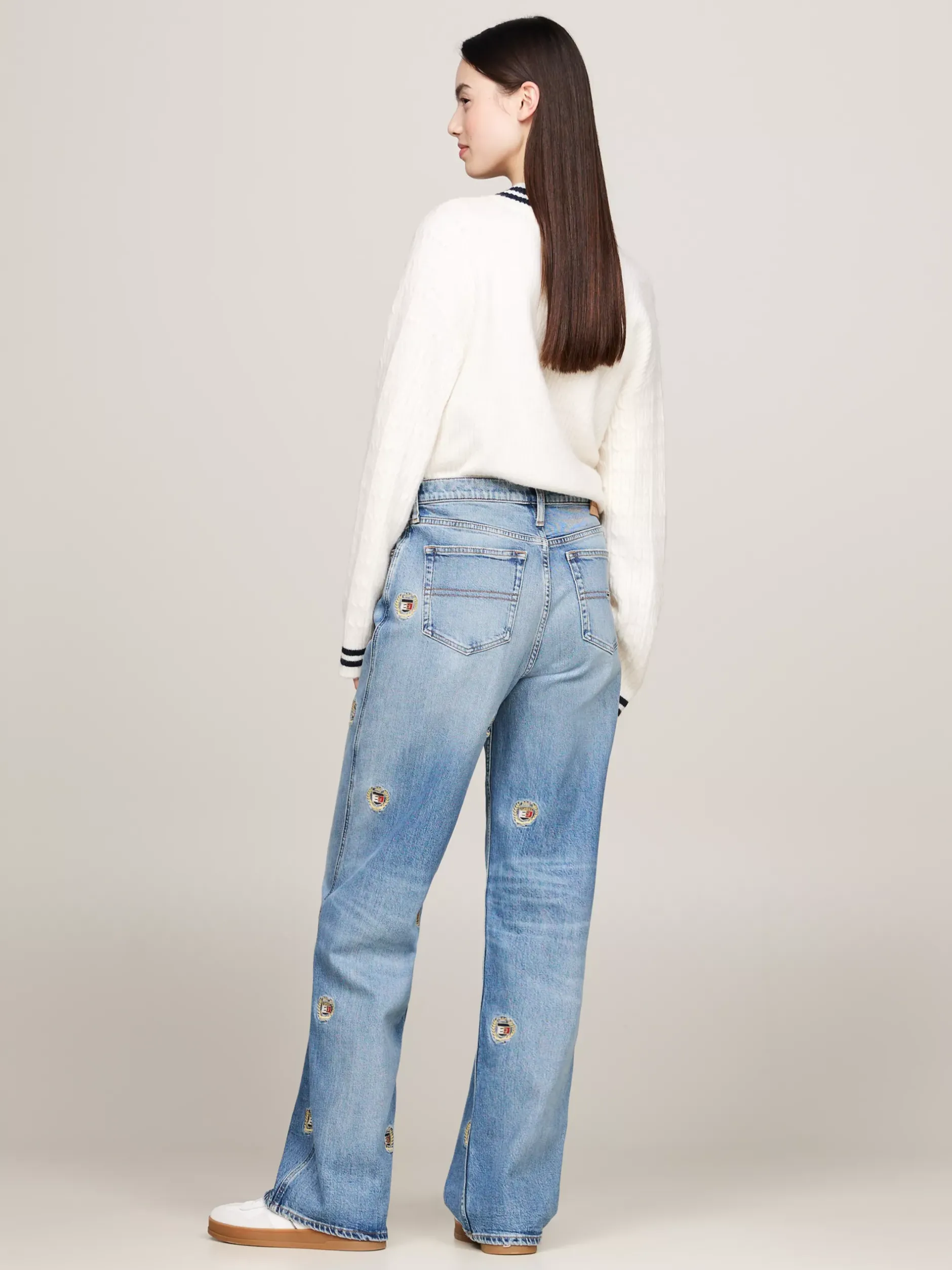 Jeansy*Tommy Hilfiger Jeansy Betsy Z Szerokimi Nogawkami DENIM MEDIUM