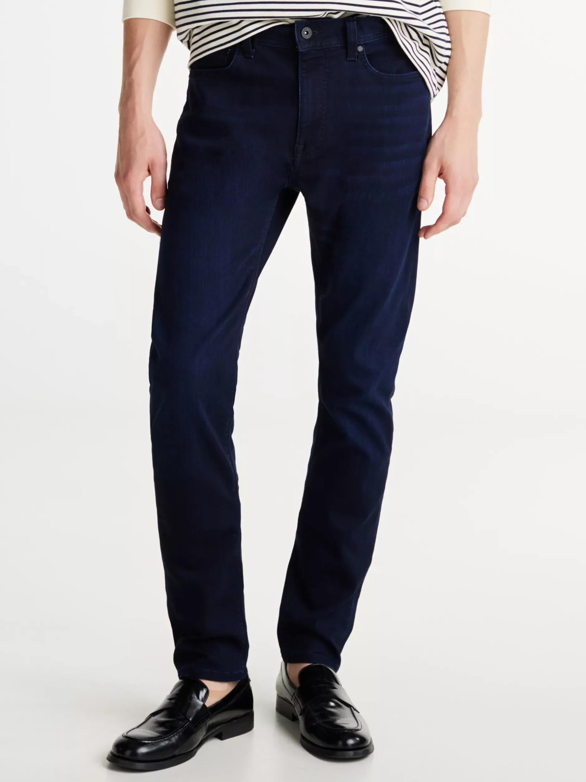 Jeansy*Tommy Hilfiger Jeansy Bleecker Z Haftowanym Emblematem DENALI INDIGO