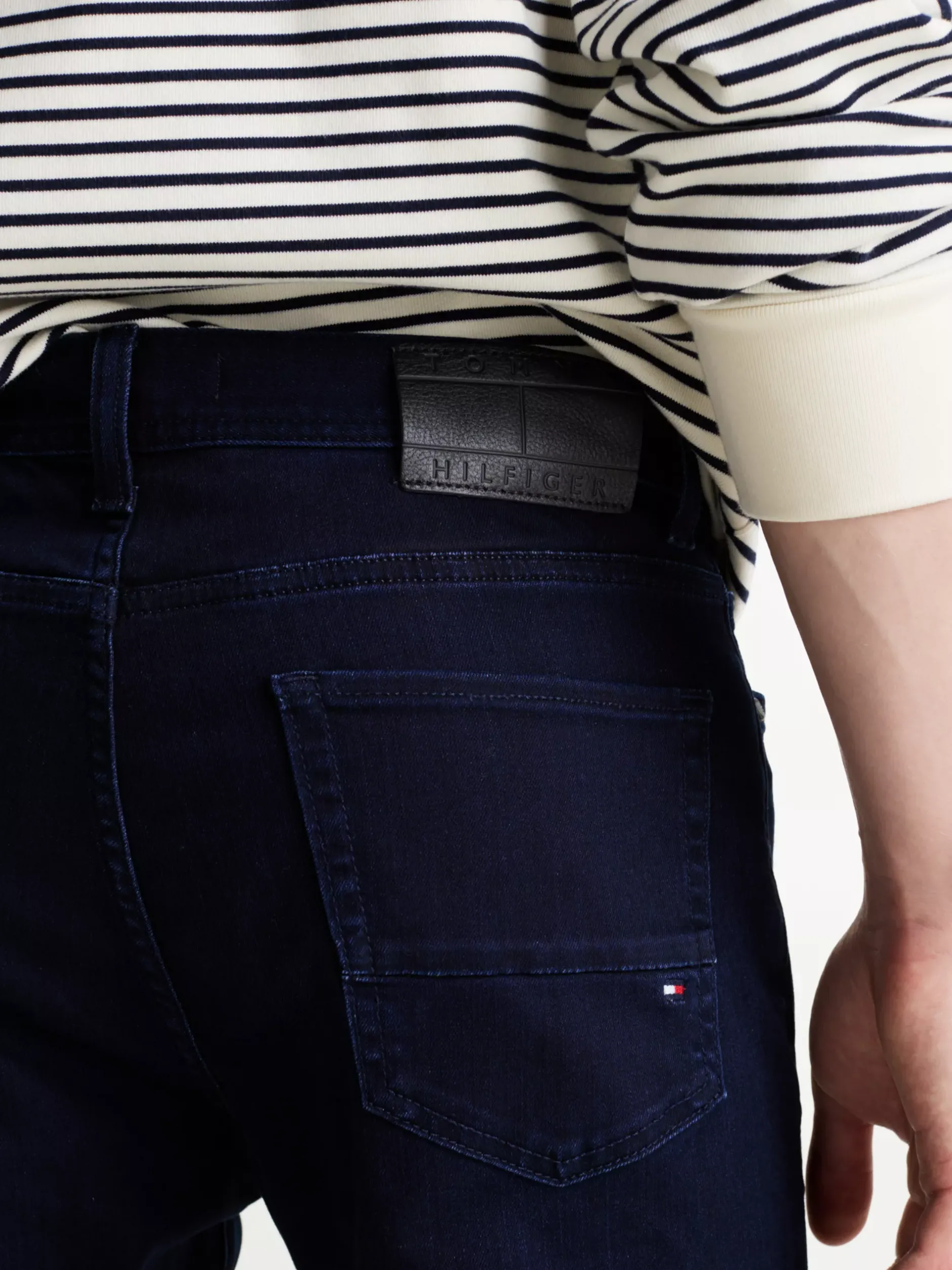 Jeansy*Tommy Hilfiger Jeansy Bleecker Z Haftowanym Emblematem DENALI INDIGO