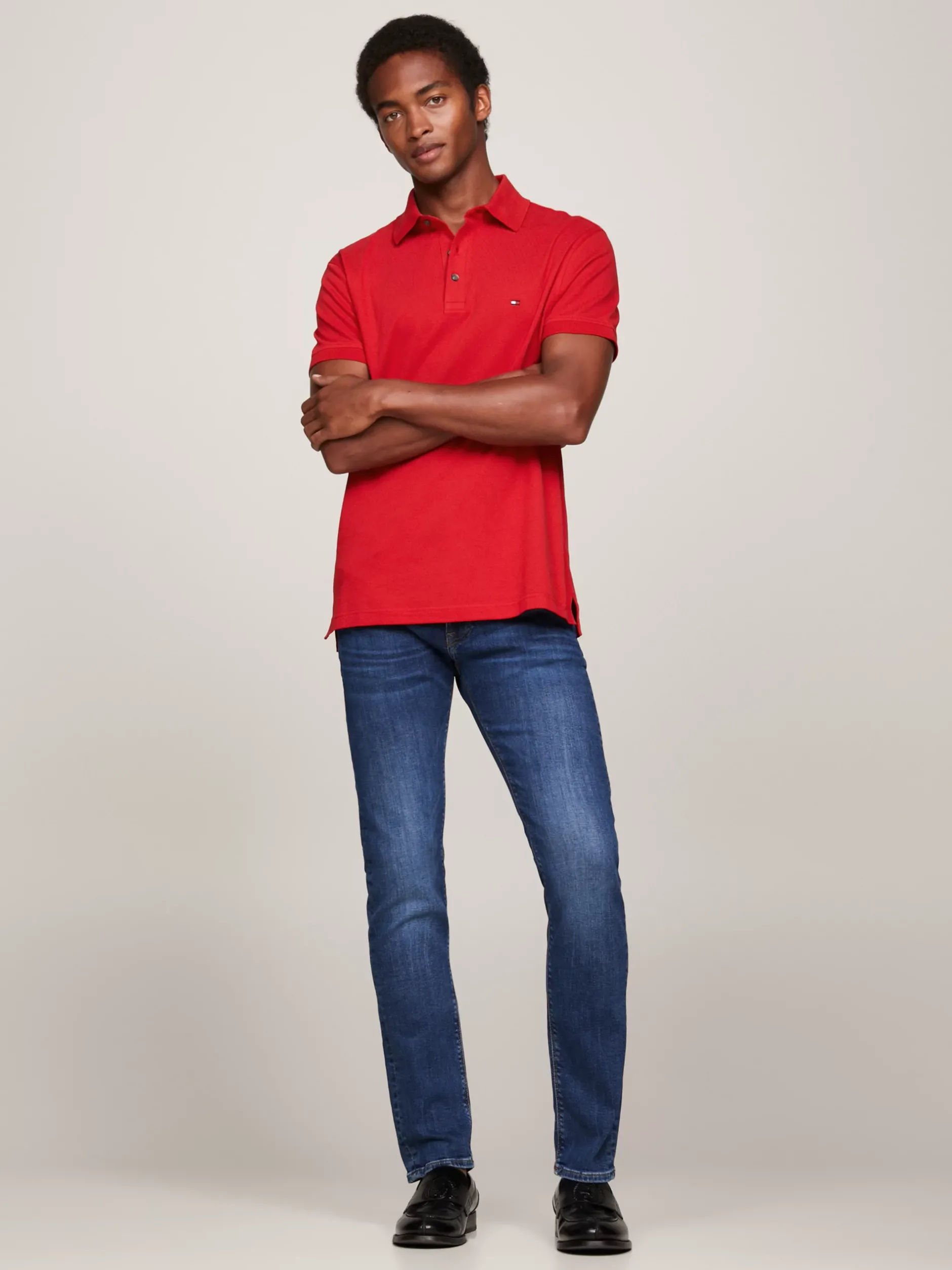 Jeansy*Tommy Hilfiger Jeansy Bleecker Z Technologią TH Flex OREGON INDIGO