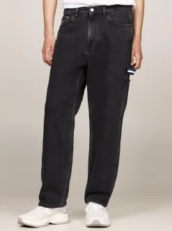 Jeansy*Tommy Hilfiger Jeansy Carpenter O Kroju Skater DENIM BLACK