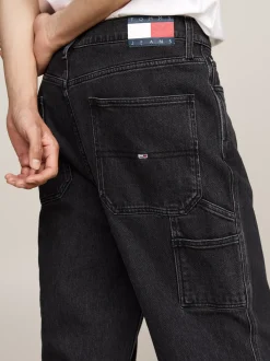 Jeansy*Tommy Hilfiger Jeansy Carpenter O Kroju Skater DENIM BLACK